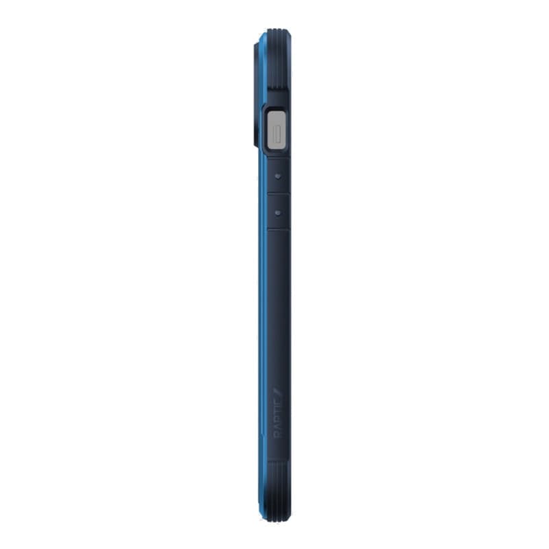 X-Doria Raptic Shield - Aluminum Case for iPhone 14 Plus (Drop-Tested 3m) (Marine Blue) - 9