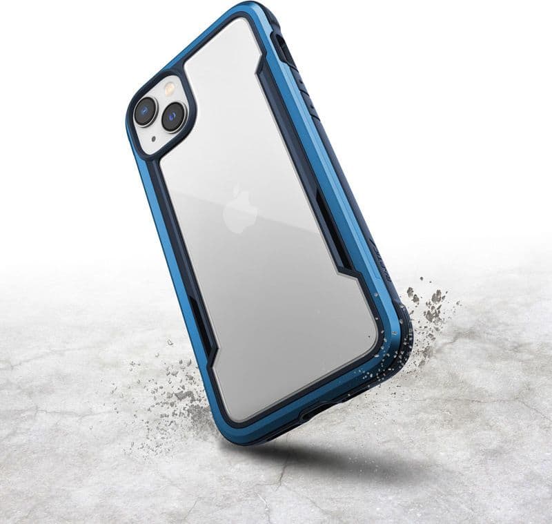 X-Doria Raptic Shield - Aluminum Case for iPhone 14 Plus (Drop-Tested 3m) (Marine Blue) - 10