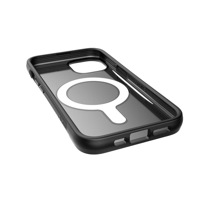 X-Doria Raptic Clutch MagSafe - Biodegradable case for iPhone 14 (Drop-Tested 3m) (Black) - 11