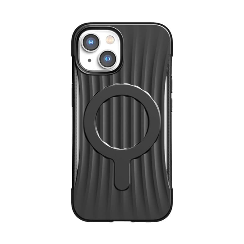 X-Doria Raptic Clutch MagSafe - Biodegradable case for iPhone 14 (Drop-Tested 3m) (Black) - 3
