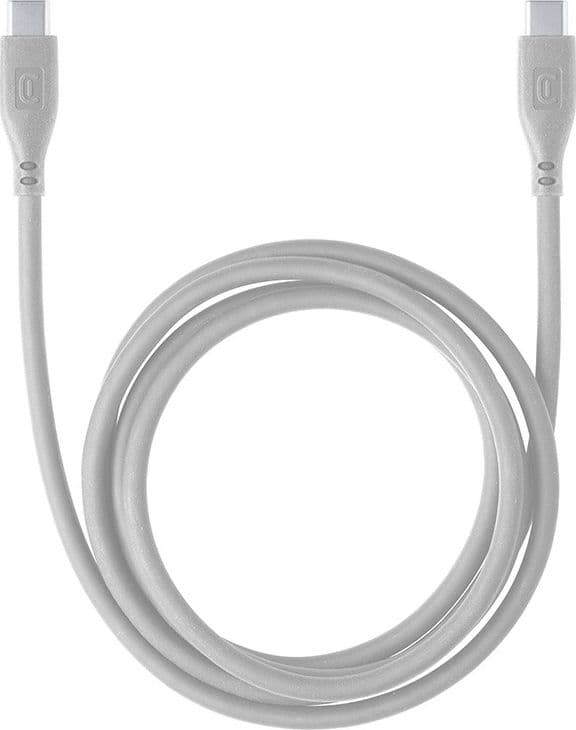 Cellularline Soft Cable - USB-C to USB-C cable 1.2 m (grey) - 9