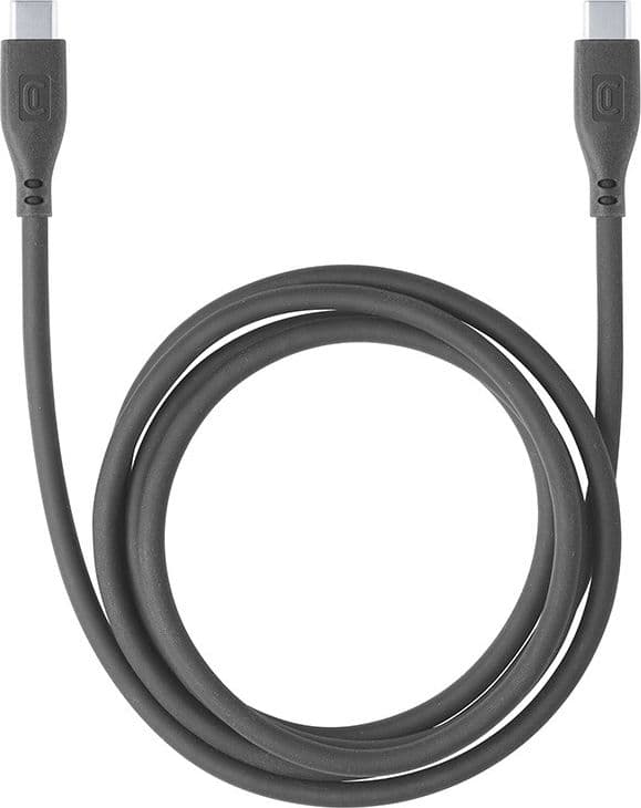 Cellularline Soft Cable - USB-C to USB-C cable 1.2 m (black) - 4