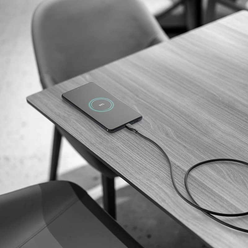 Cellularline Soft Cable - USB-C to USB-C cable 1.2 m (black) - 8