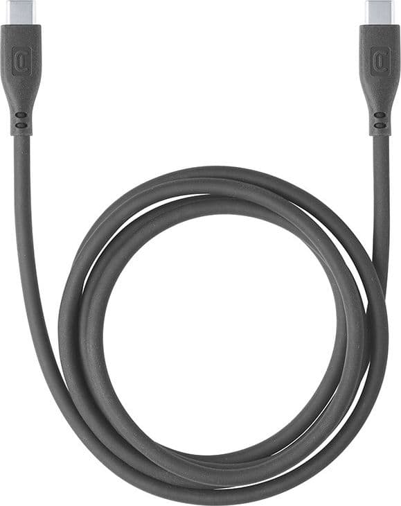 Cellularline Soft Cable - USB-C to USB-C cable 1.2 m (black) - 9