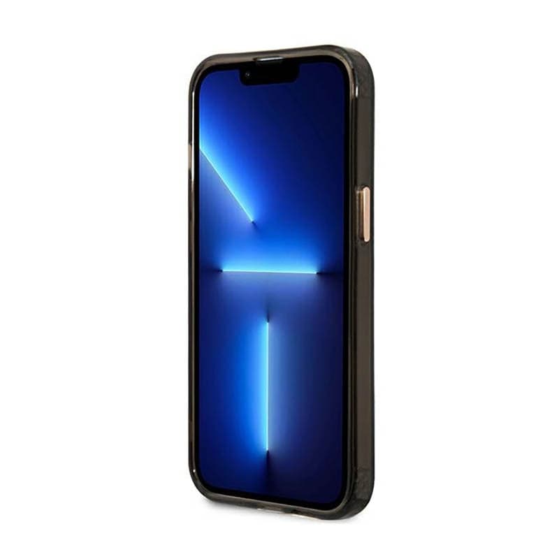 Guess Gold Outline Translucent MagSafe - Case for iPhone 13 Pro Max (Black) - 5
