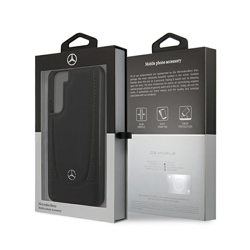 Mercedes Leather Urban Line - Case for Samsung Galaxy S22+ (Black) - 8