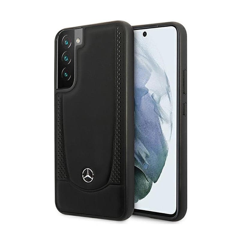 Mercedes Leather Urban Line - Case for Samsung Galaxy S22+ (Black) - 9