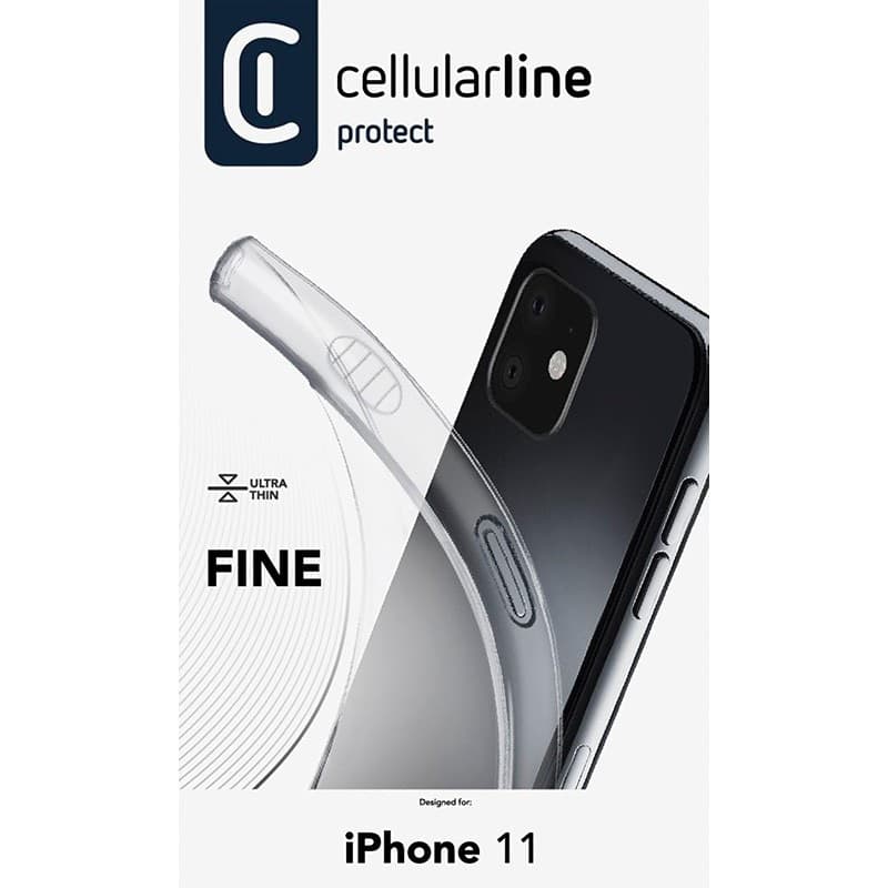 Cellularline Fine - Case for iPhone 11 (Transparent) - 8