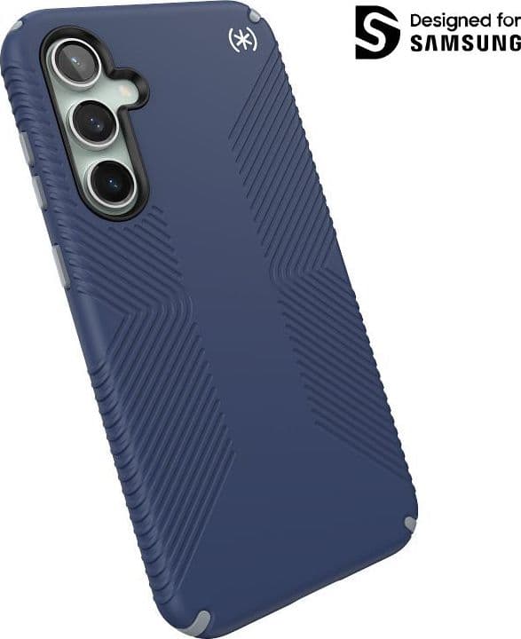 Speck Presidio2 Grip - Custodia per Samsung Galaxy S23 FE (blu costiero/nero/bianco)