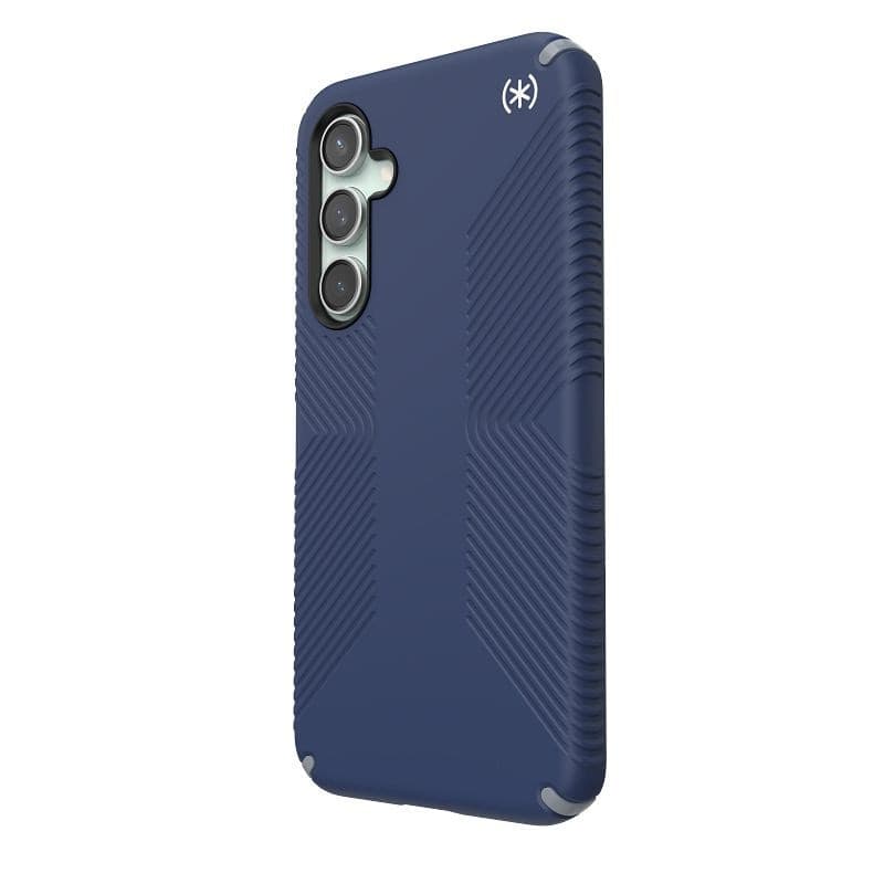 Speck Presidio2 Grip - Custodia per Samsung Galaxy S23 FE (blu costiero/nero/bianco) - 10