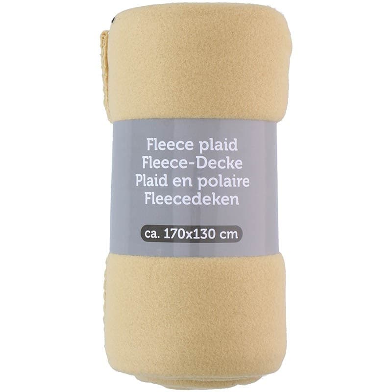 Fleece blanket 170x130 (Yellow) - 4