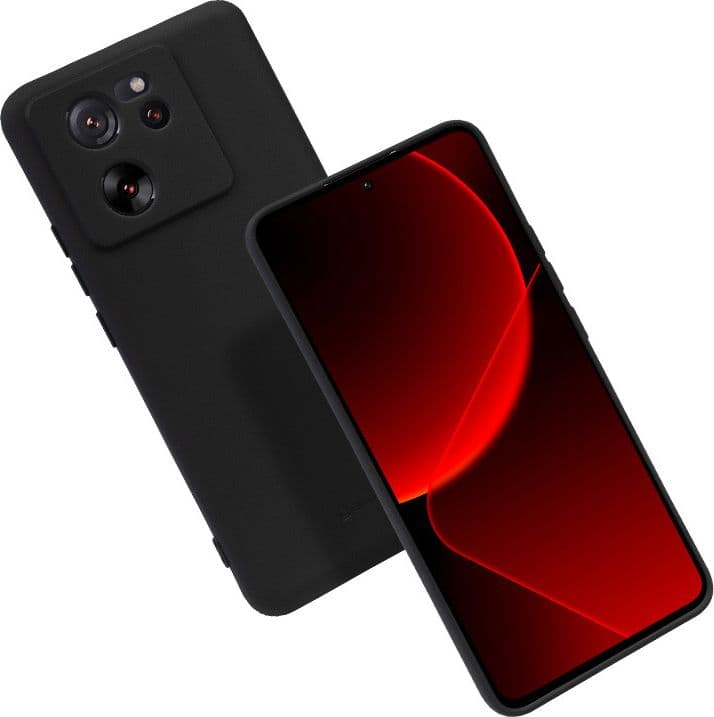 Crong Color Cover - Custodia per Xiaomi 13T/13T Pro (Nero) - 5