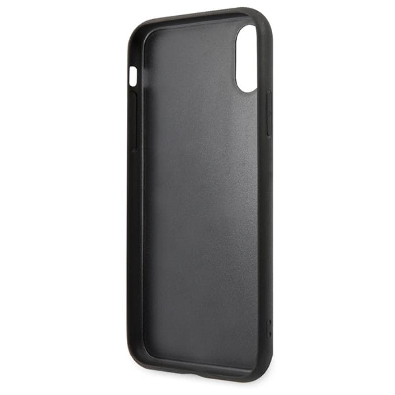 Karl Lagerfeld Saffiano Karl & Choupette Heads - Case for iPhone Xs / X (Black) - 4