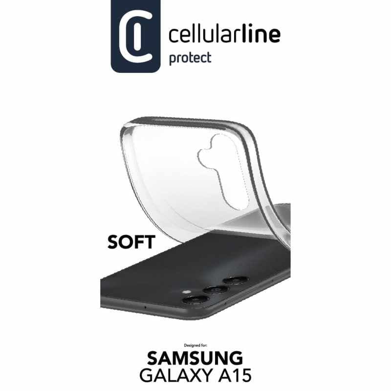 Cellularline Soft - Samsung Galaxy A15 4G / 5G Case (transparent) - 3