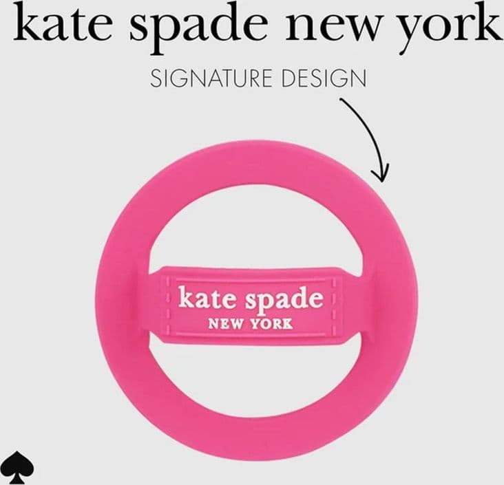 Kate Spade New York Magnetic Loop Grip - MagSafe finger holder (Pom Pom Pink) - 13