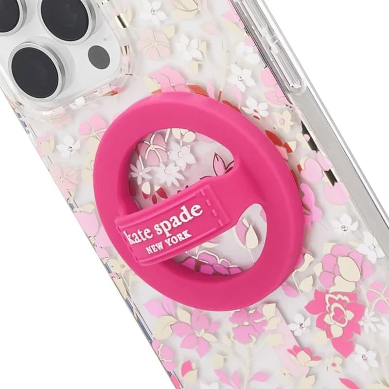 Kate Spade New York Magnetic Loop Grip - MagSafe finger holder (Pom Pom Pink) - 8