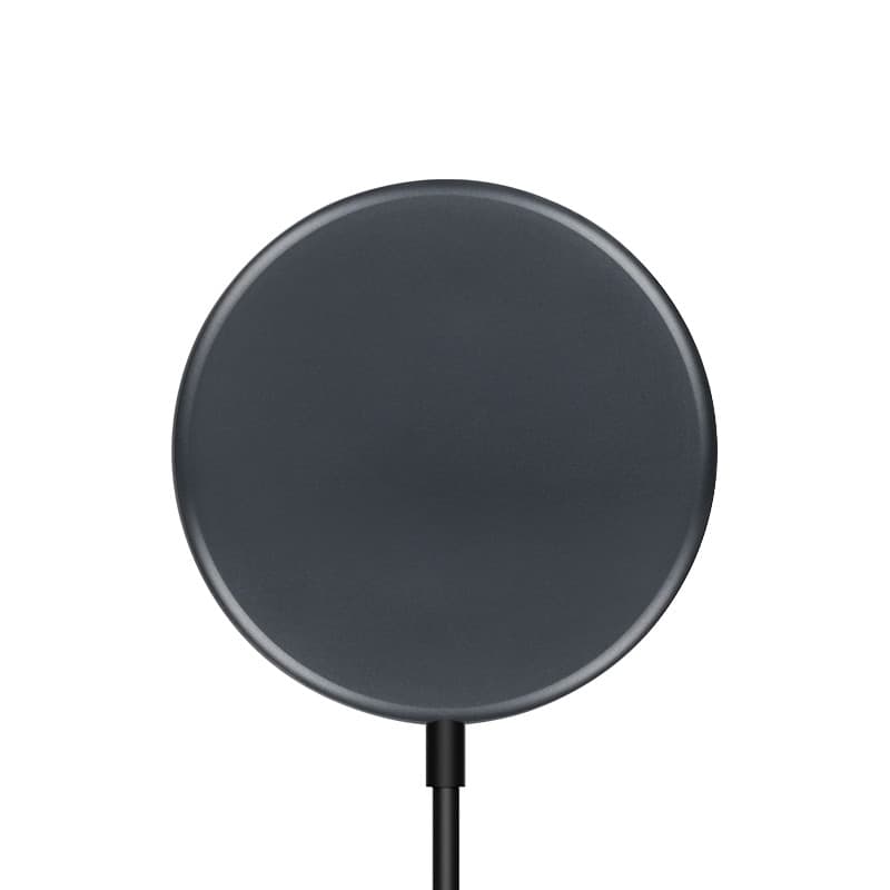 Caricabatterie wireless Crong MagSpot – Caricabatterie induttivo MagSafe in alluminio da 15 W (grafite) - 2