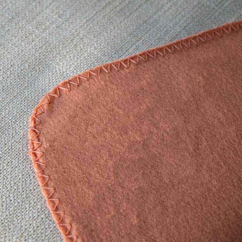 Fleece blanket 170x130 (Coral) - 3