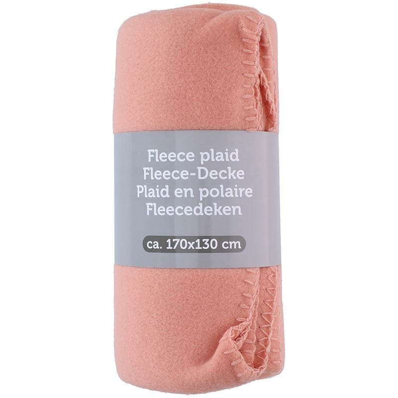 Fleece blanket 170x130 (Coral) - 6