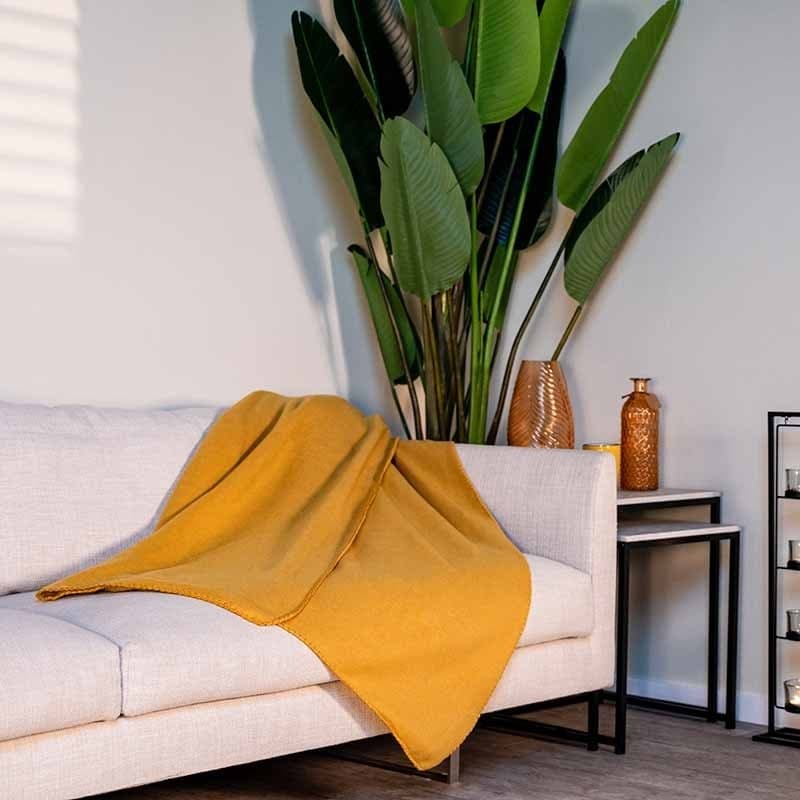 Fleece blanket 170x130 (Orange) - 12