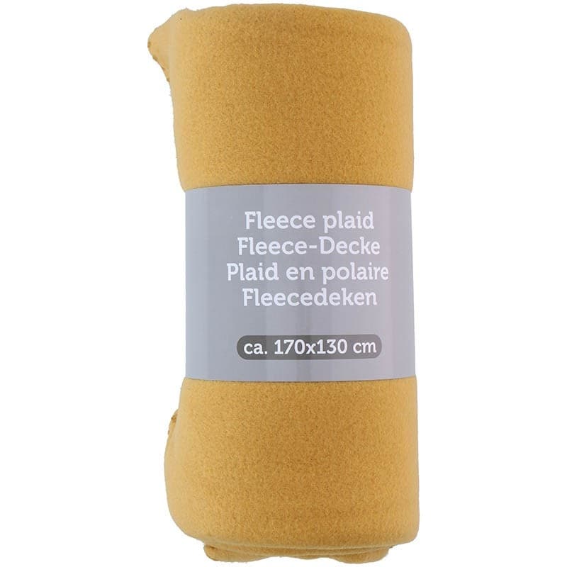 Fleece blanket 170x130 (Orange) - 7
