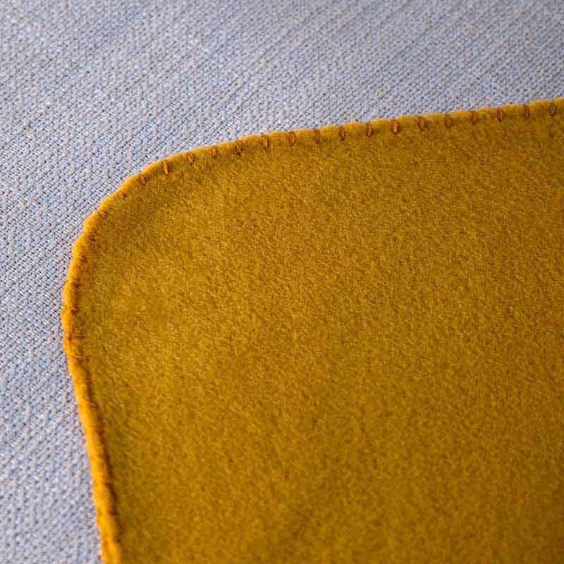 Fleece blanket 170x130 (Orange) - 9