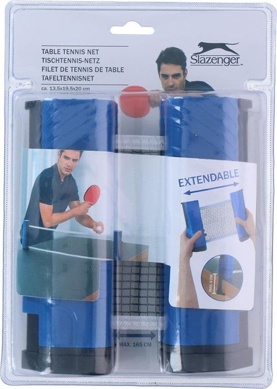 Slazenger - Adjustable table tennis net (blue / black) - 3