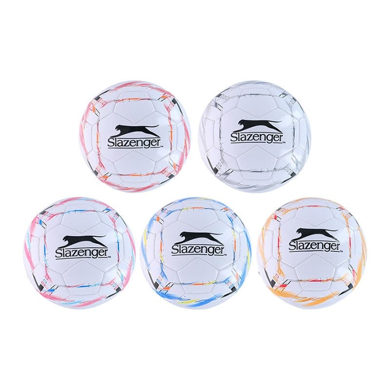 Slazenger - Football r. 5 (white / pink) - 2