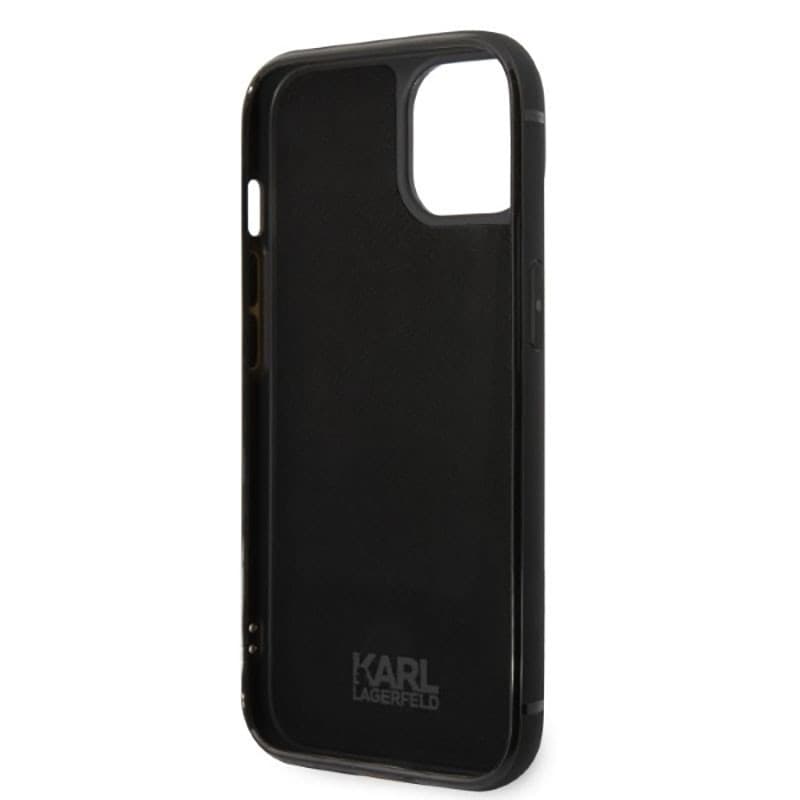 Karl Lagerfeld Signature Logo Cardslot - Case for iPhone 14 Plus (Black) - 7
