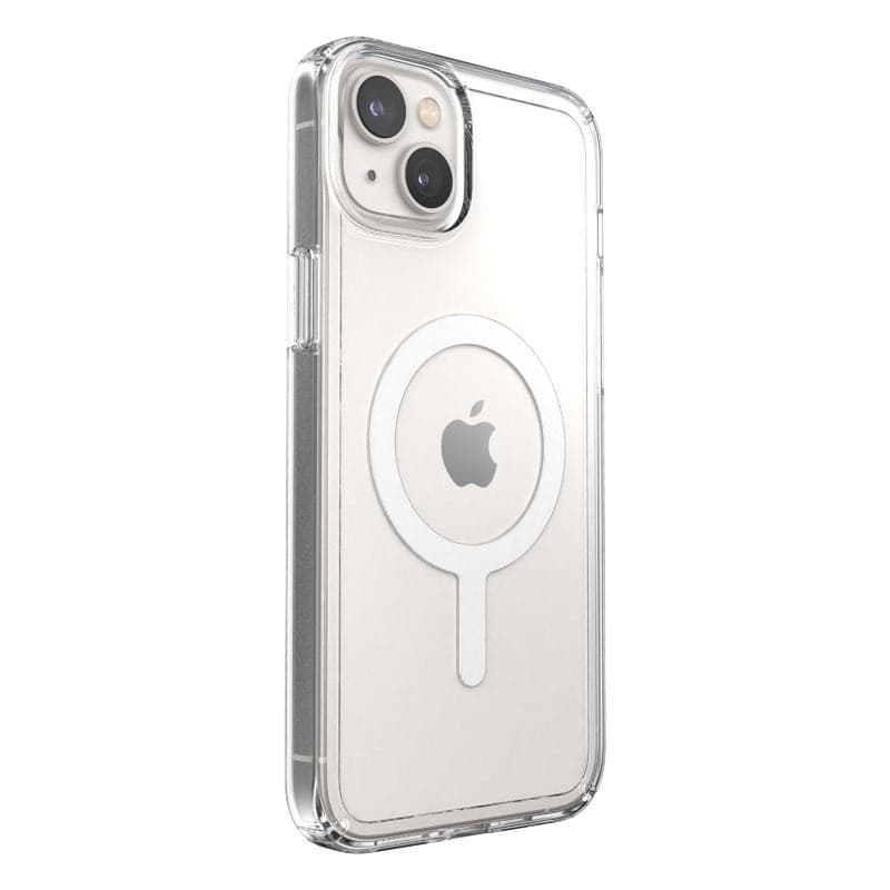 Speck Gemshell + MagSafe - Case for iPhone 15 Plus / iPhone 14 Plus with MICROBAN coating (Clear) - 12