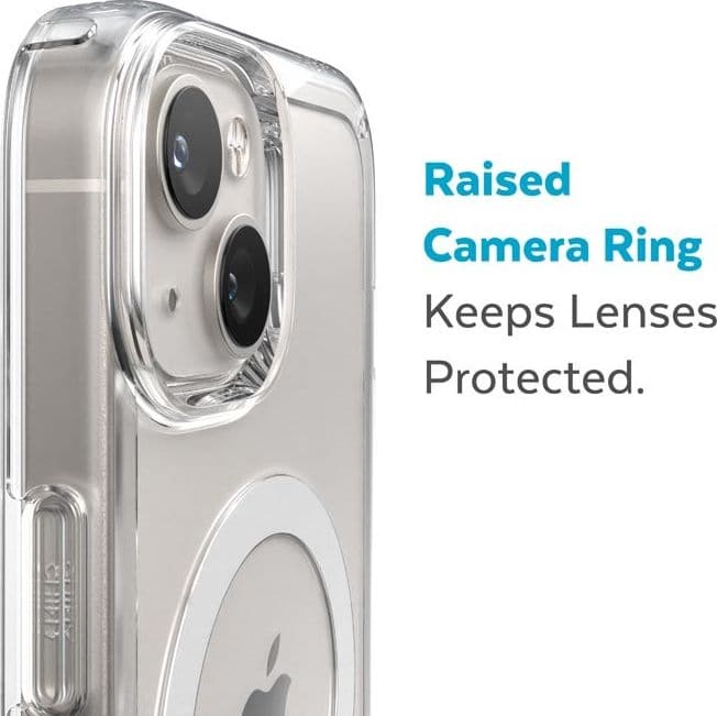 Speck Gemshell + MagSafe - Case for iPhone 15 Plus / iPhone 14 Plus with MICROBAN coating (Clear) - 19