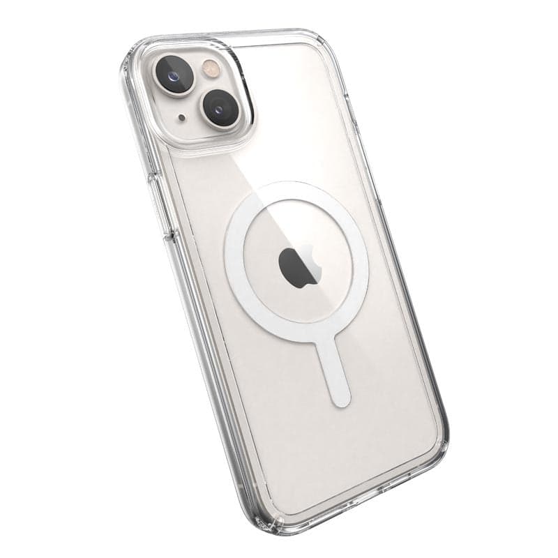 Speck Gemshell + MagSafe - Case for iPhone 15 Plus / iPhone 14 Plus with MICROBAN coating (Clear) - 4