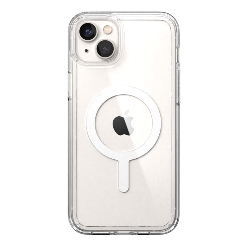 Speck Gemshell + MagSafe - Case for iPhone 15 Plus / iPhone 14 Plus with MICROBAN coating (Clear) - 6