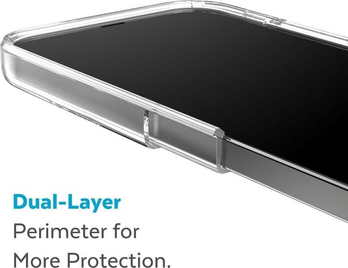 Speck Gemshell + MagSafe - Case for iPhone 15 Plus / iPhone 14 Plus with MICROBAN coating (Clear) - 7
