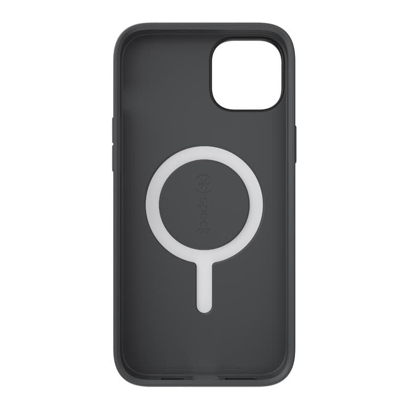 Speck CandyShell Pro + MagSafe - Custodia per iPhone 14 Plus con rivestimento MICROBAN (nero / grigio ardesia) - 6