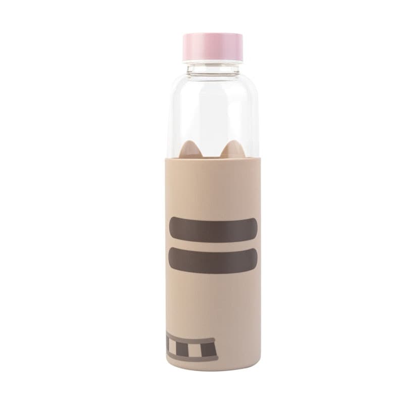 Pusheen - Bottiglia d'acqua in vetro da 500 ml - 2