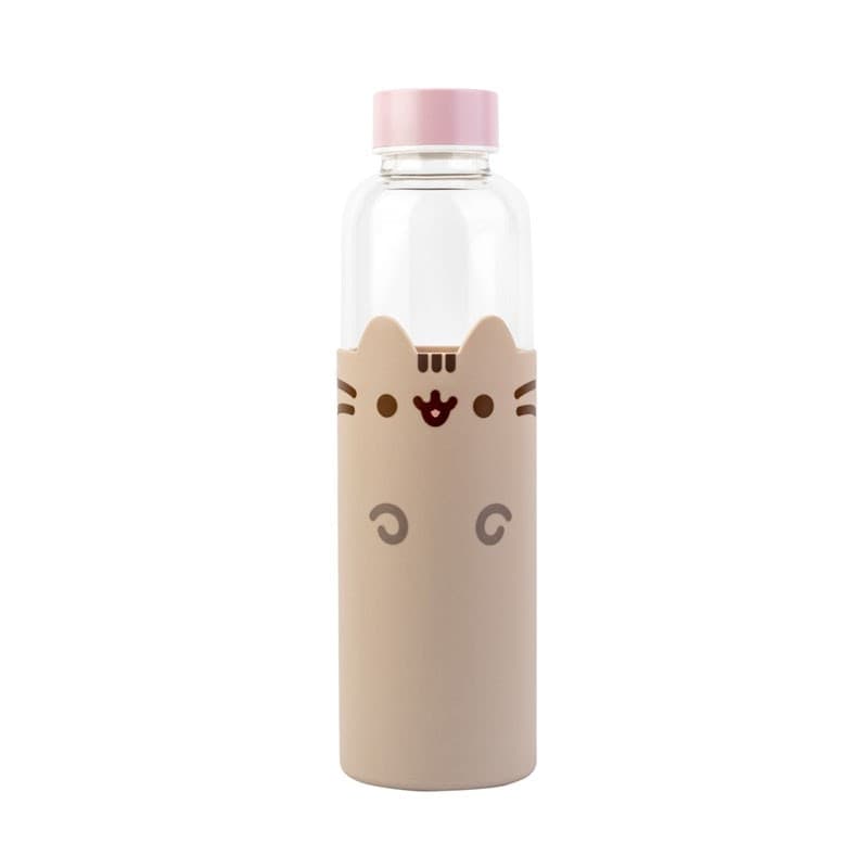 Pusheen - Bottiglia d'acqua in vetro da 500 ml - 9