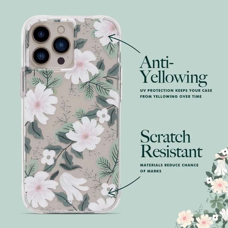 Rifle Paper Clear - Case for iPhone 14 Pro Max (Willow) - 15