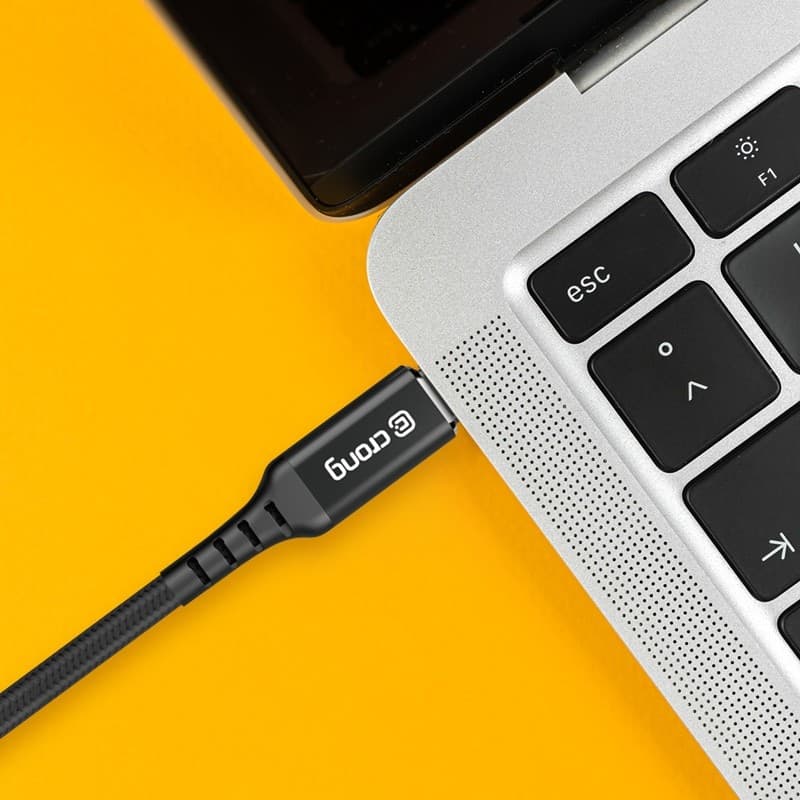 Crong Armor Link - Cavo USB-A a USB-C 60W PD 3A 25 cm (nero) - 17