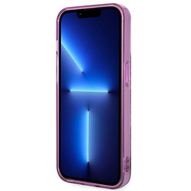 Guess Porcelain Collection - Case for iPhone 14 Pro Max (Fuchsia) - 13