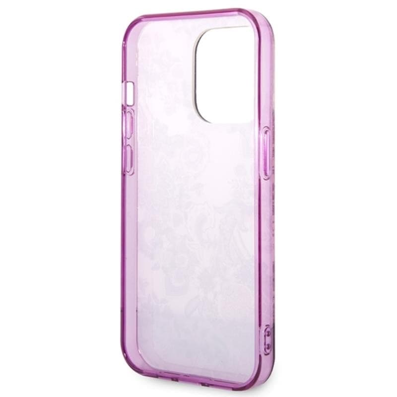 Guess Porcelain Collection - Case for iPhone 14 Pro Max (Fuchsia) - 15