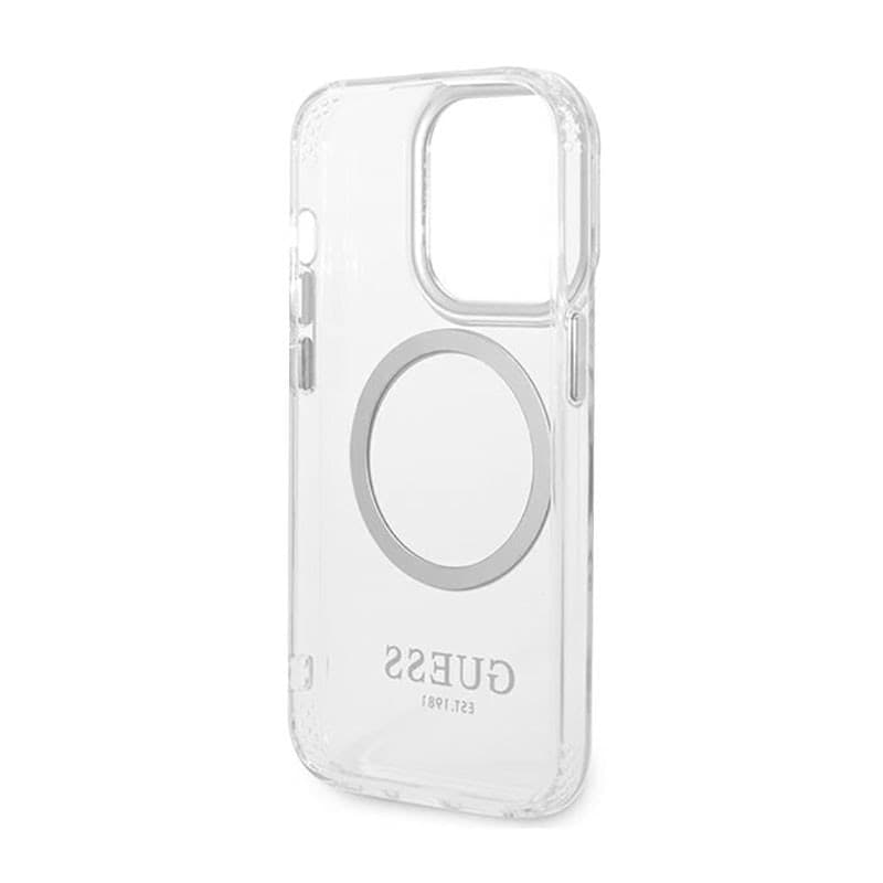 Guess Metal Outline MagSafe - Case for iPhone 14 Pro (Clear) - 7