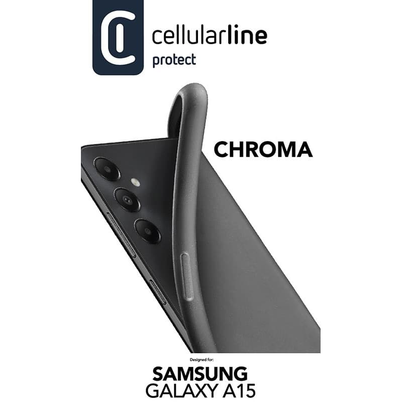 Cellularline Chroma Case - Case Samsung Galaxy A15 4G / 5G (black) - 2