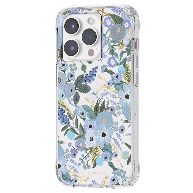 Rifle Paper Clear - Case for iPhone 14 Pro (Garden Party Blue) - 11