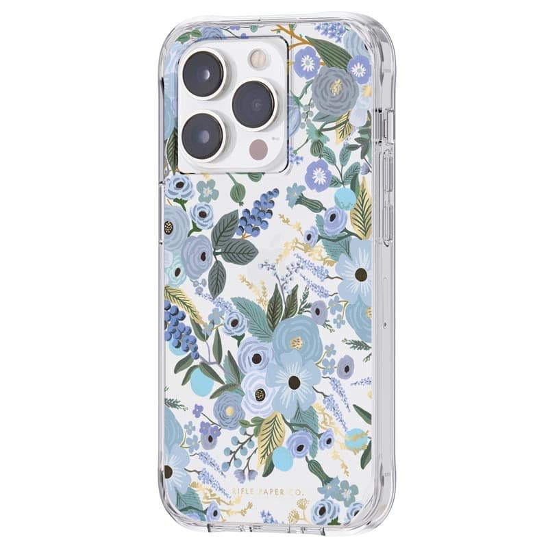 Rifle Paper Clear - Case for iPhone 14 Pro (Garden Party Blue) - 3