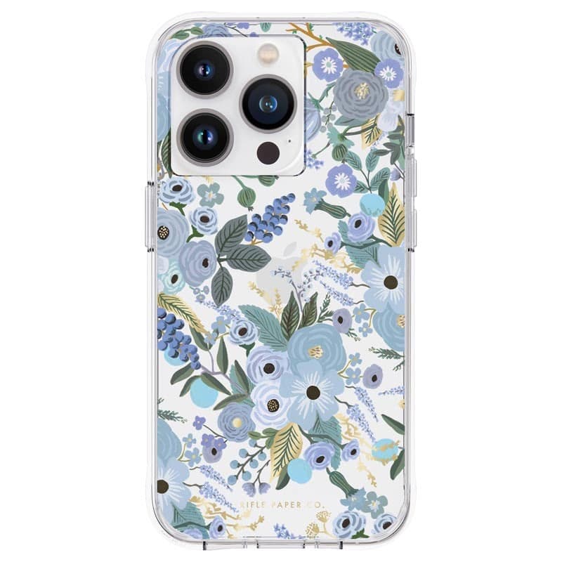 Rifle Paper Clear - Case for iPhone 14 Pro (Garden Party Blue) - 9