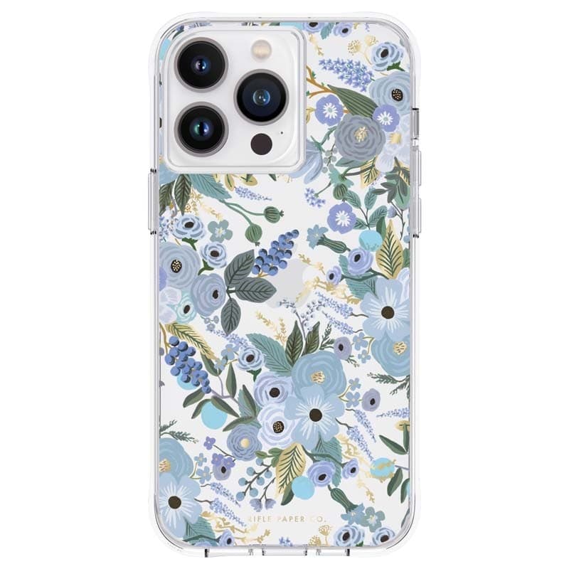 Rifle Paper Clear - Case for iPhone 14 Pro Max (Garden Party Blue) - 11
