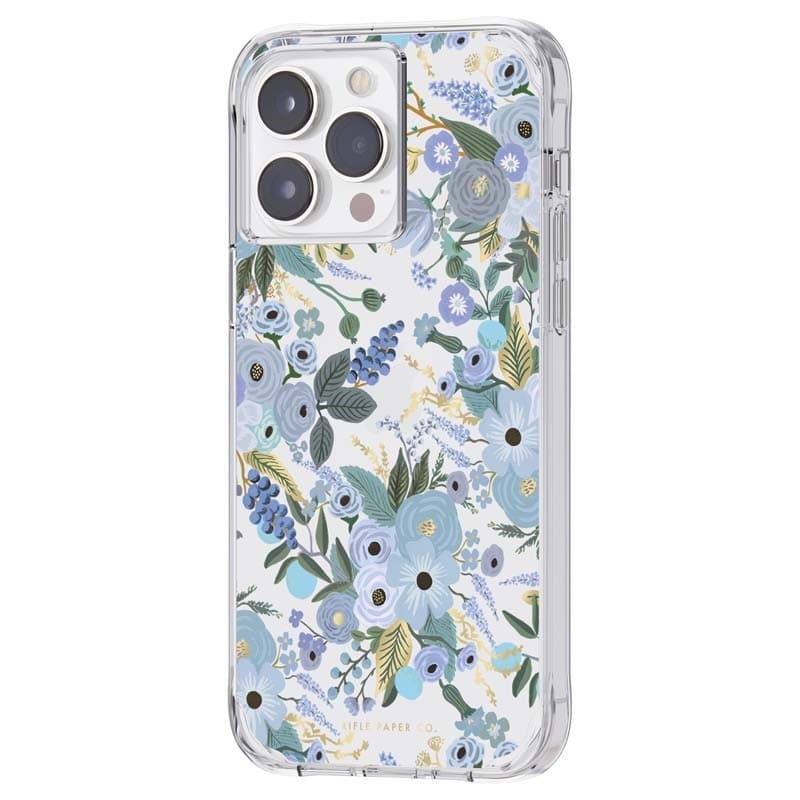 Rifle Paper Clear - Case for iPhone 14 Pro Max (Garden Party Blue) - 13