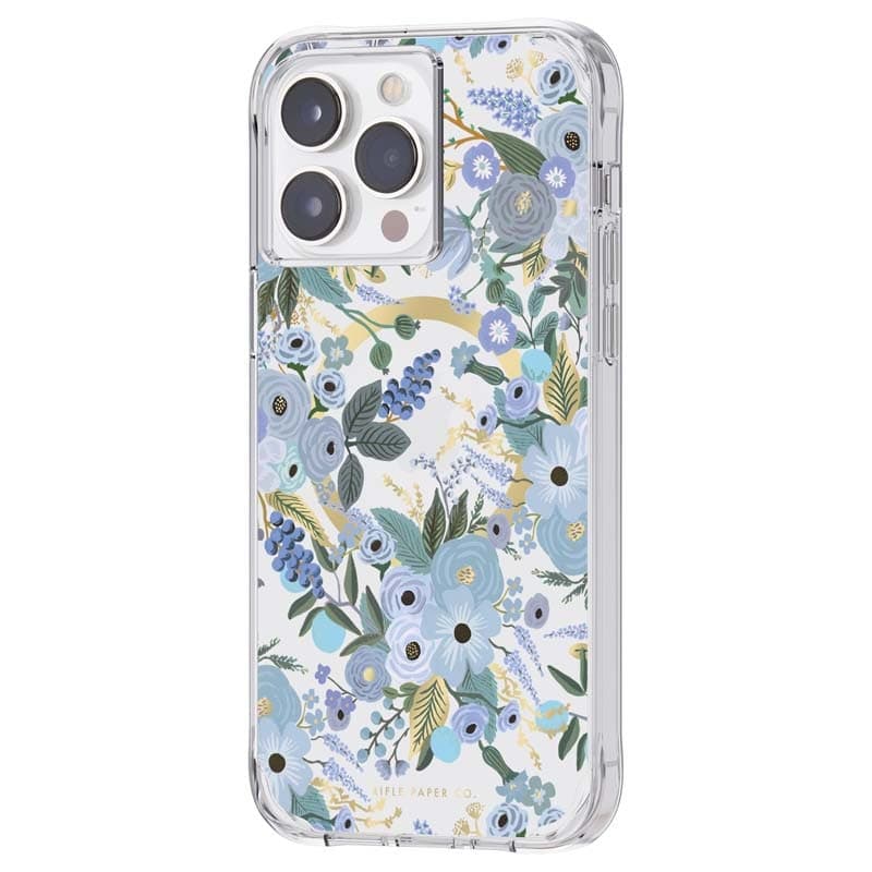 Rifle Paper Clear MagSafe - Case for iPhone 14 Pro Max (Garden Party Blue) - 3