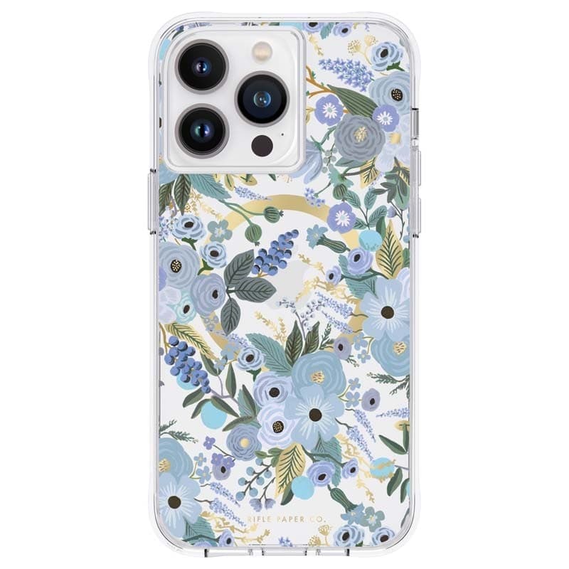 Rifle Paper Clear MagSafe - Case for iPhone 14 Pro Max (Garden Party Blue) - 8